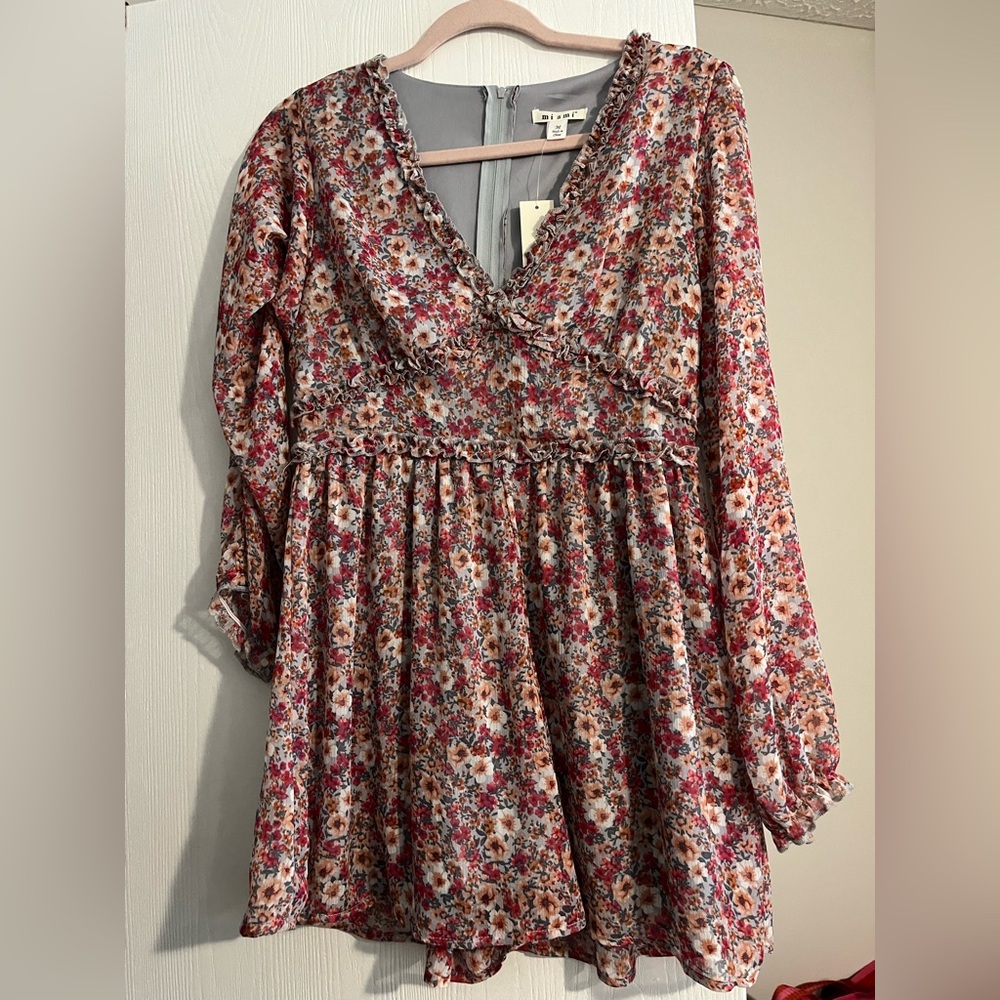 Women’s Floral Long Sleeve Romper